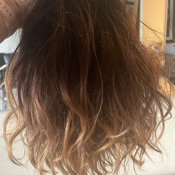 Mix human and synthetic hair wig - Picture 4 of 6